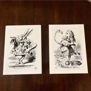 Alice in Wonderland Graphic Canvas Wall Art